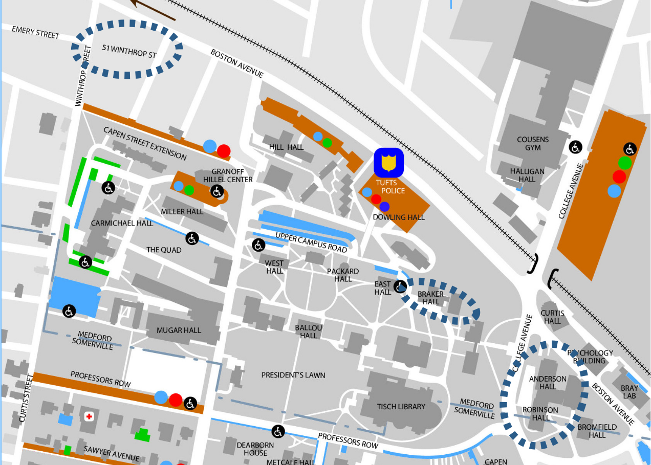 Tufts Map